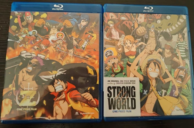Funimation One Piece Film Z and Strong World Blu-ray Bundle