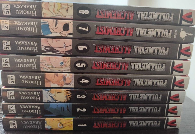 Fullmetal Alchemist Manga Volumes 1-8 Bundle