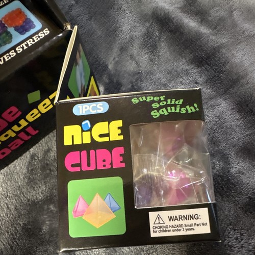 10 Pieces Nice Cube Squishy Squeeze Ball Stress Reliever Toy - photo 3