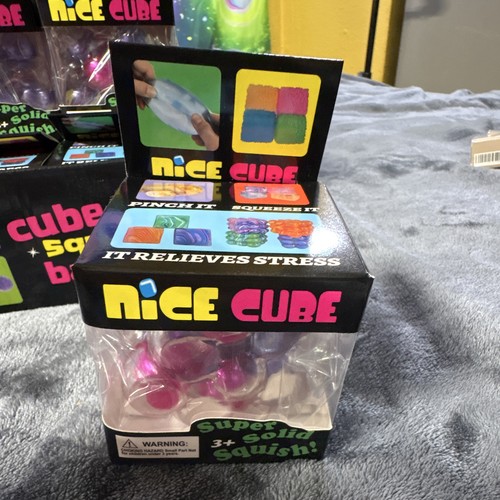10 Pieces Nice Cube Squishy Squeeze Ball Stress Reliever Toy - photo 4
