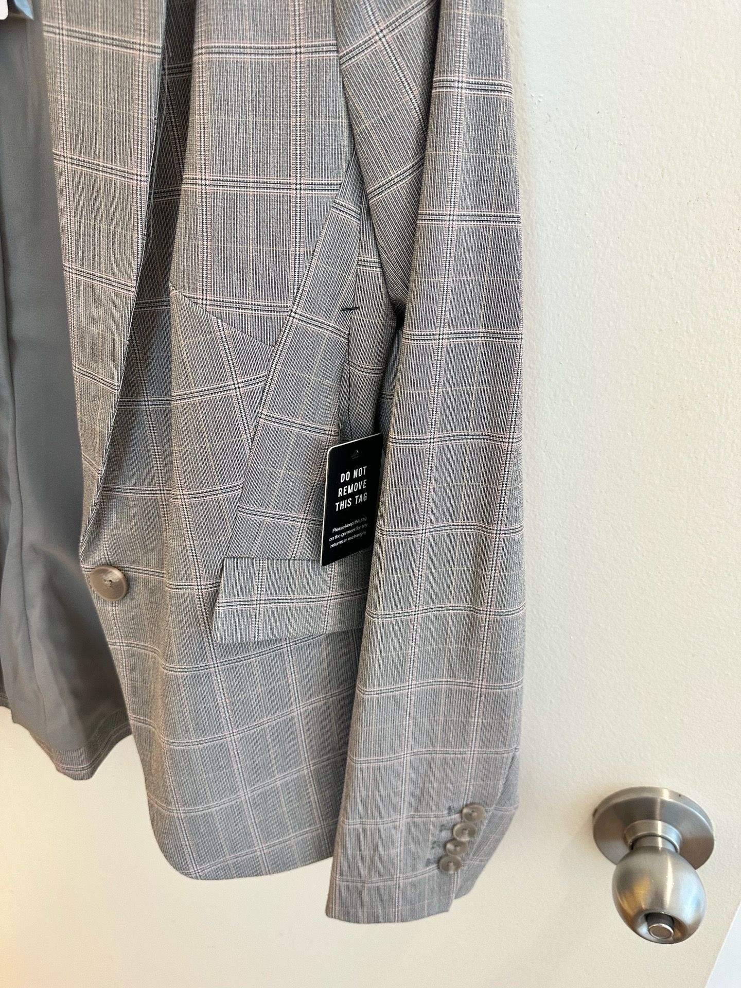 EDITOR PLAID 24" WOMEN BLAZER - photo 4