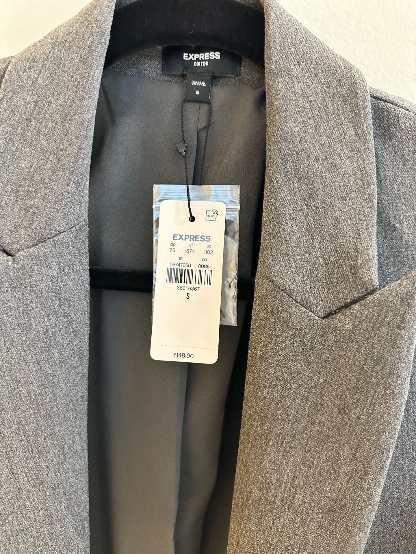 EDITOR ONE BUTTON 24" WOMEN BLAZER - photo 2