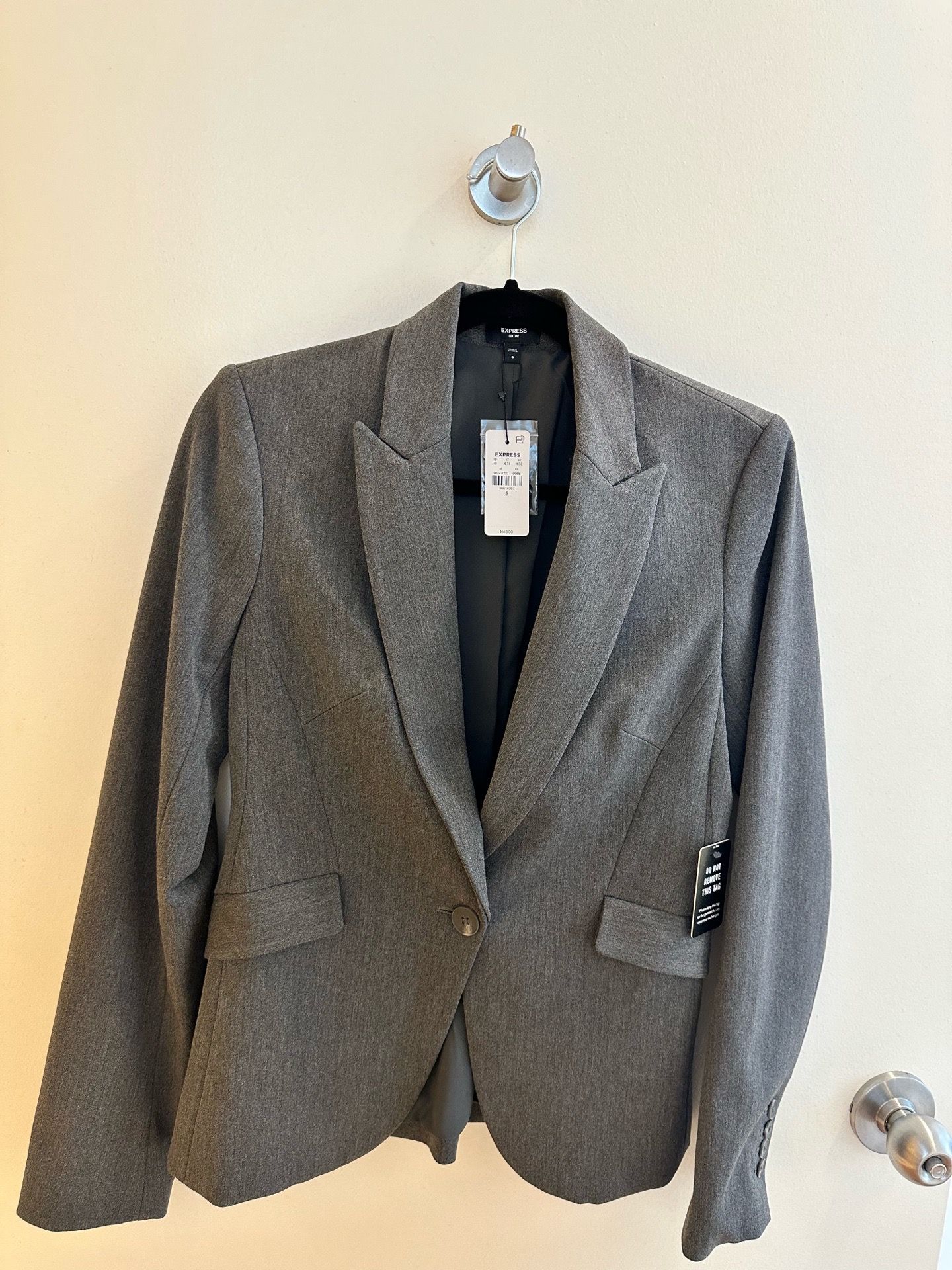 EDITOR ONE BUTTON 24" WOMEN BLAZER - photo 4