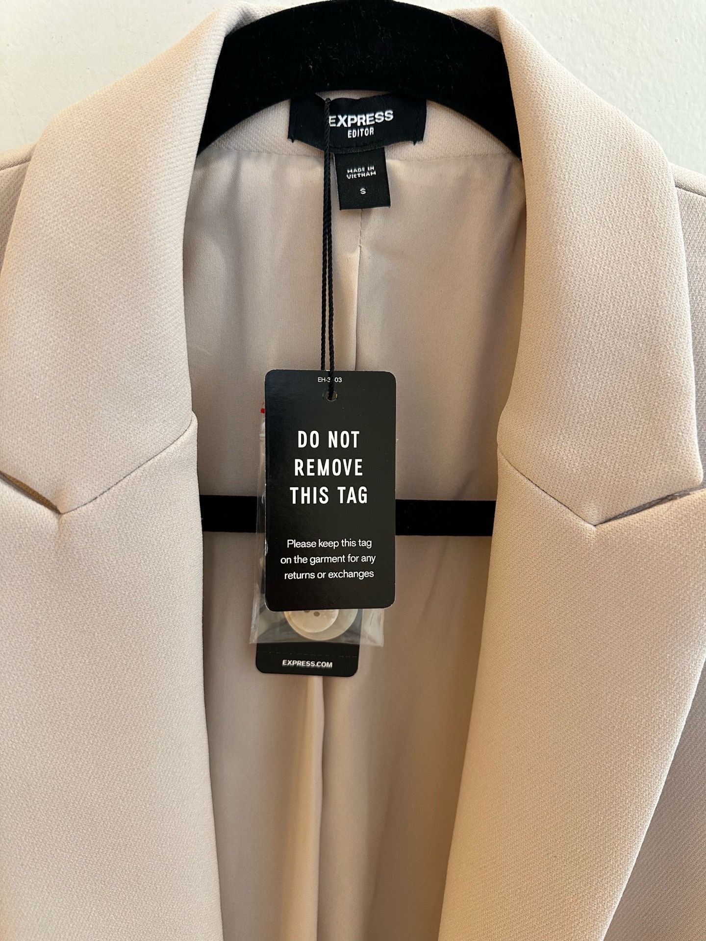 EDITOR ONE BUTTON 24" WOMEN BLAZER - photo 2