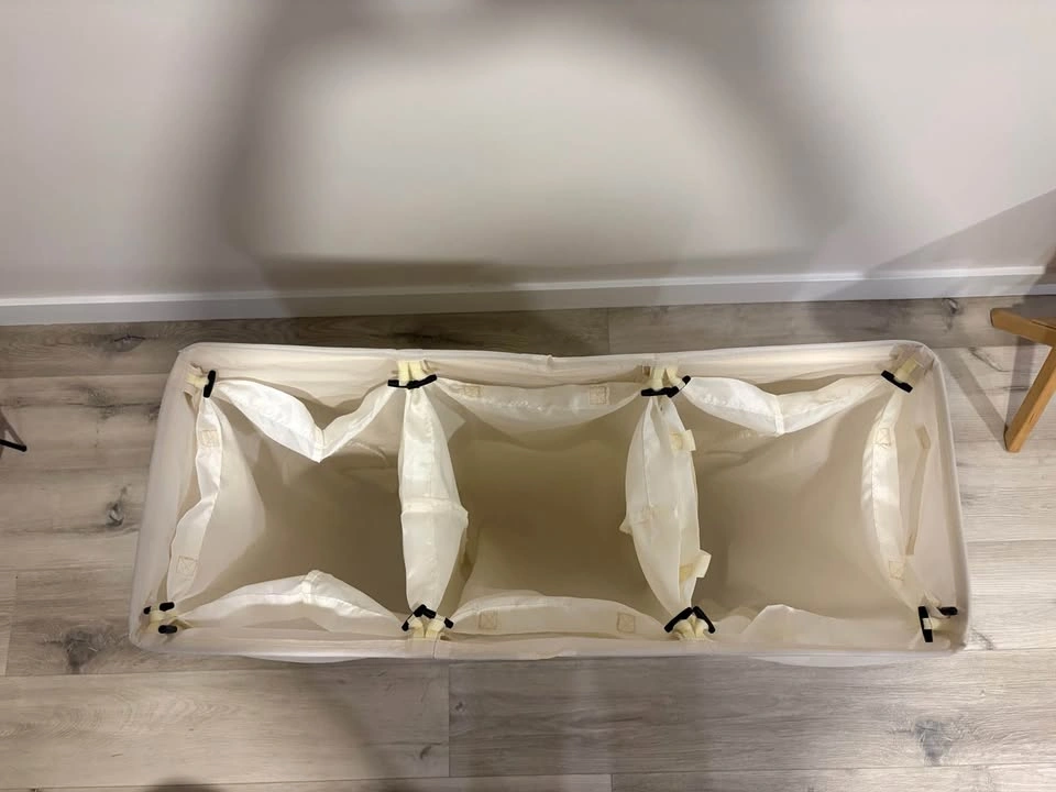 Laundry hamper 3 Bag sorter separator - photo 3