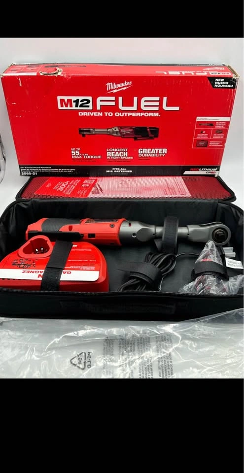 Milwaukee 2560-21 M12 FUEL 12V 3/8 Inch Extended Reach Ratchet 2 - photo 5