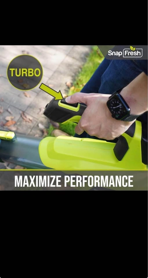 SnapFresh 20V Brushless Cordless Leaf Blower - photo 4