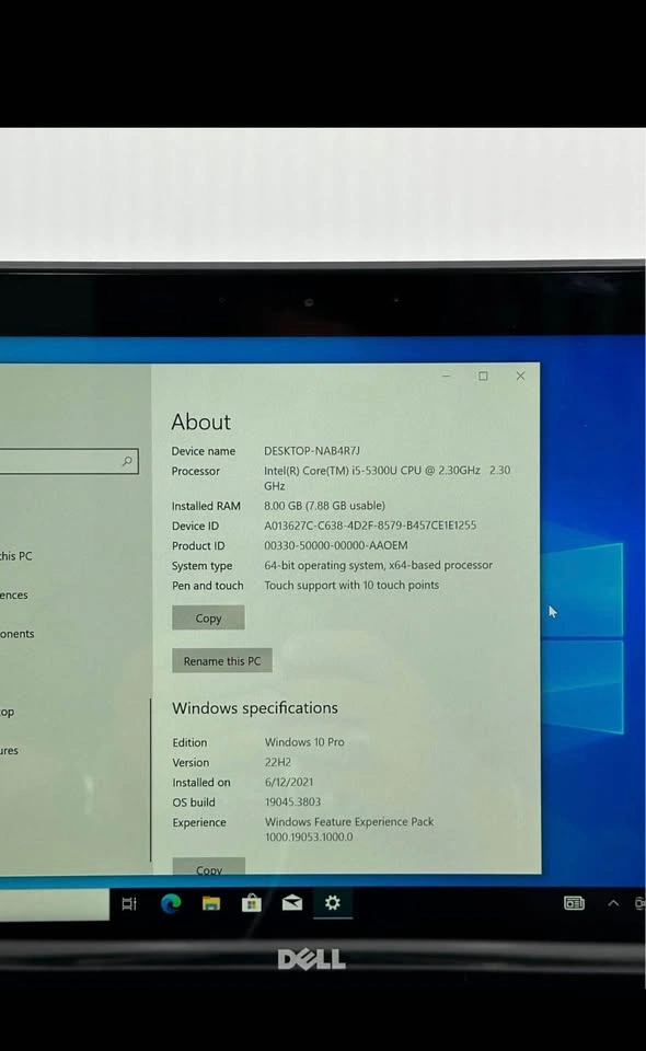Dell Latitude E7450, 5th gen i5, 8GB RAM, 256GB SSD, 14'' Touch - photo 2