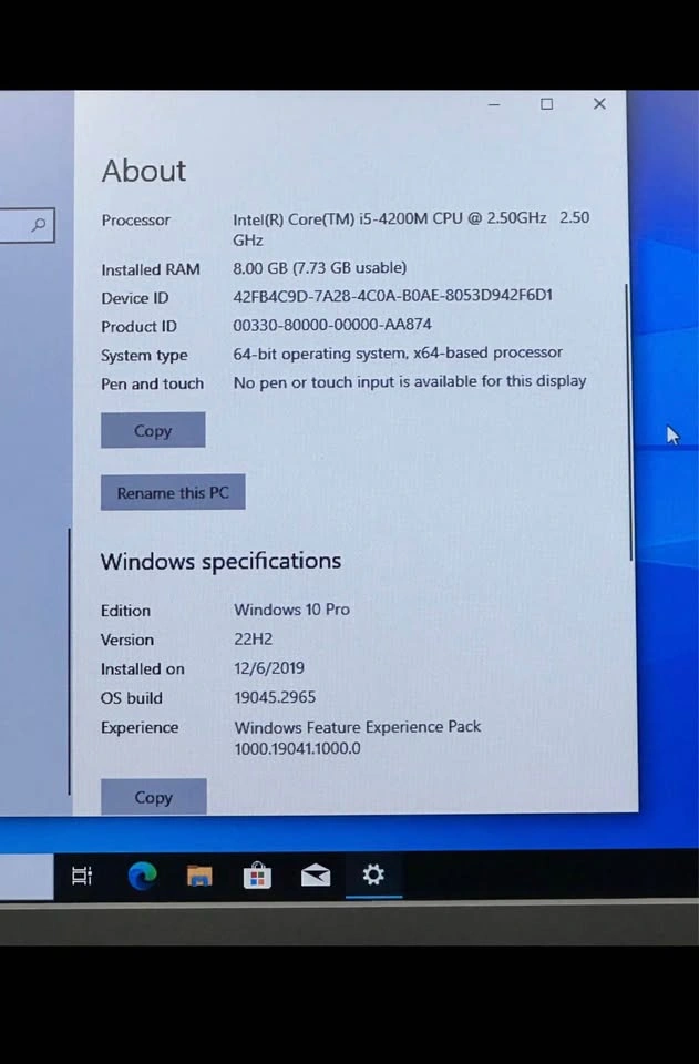 Lenovo L440 i5 4th gen 8gb 256gb ssd Webcam - photo 3