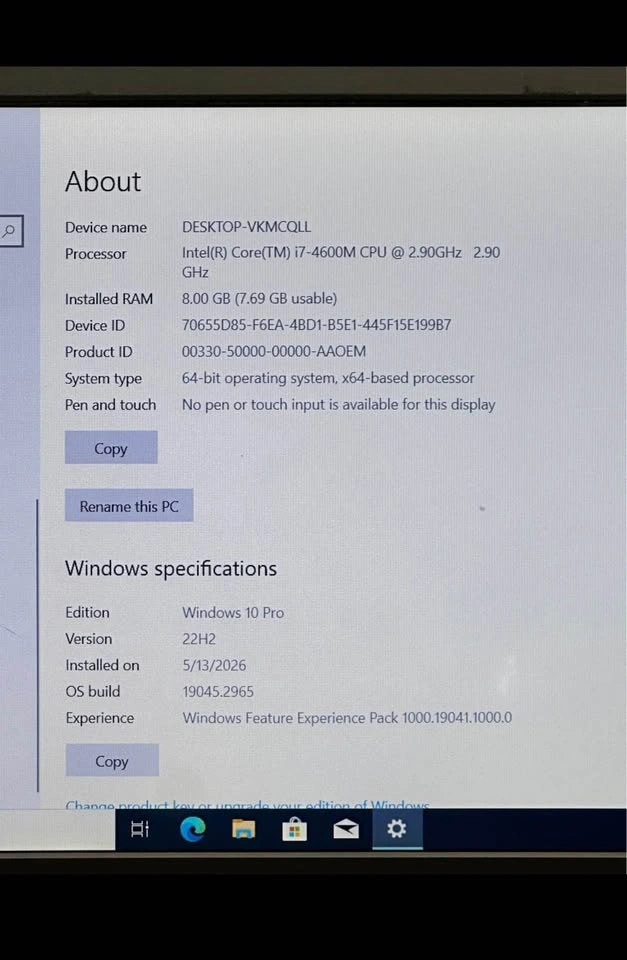 LENOVO T440P i7 4th GEN 8/512 GB SSD CAM - photo 2
