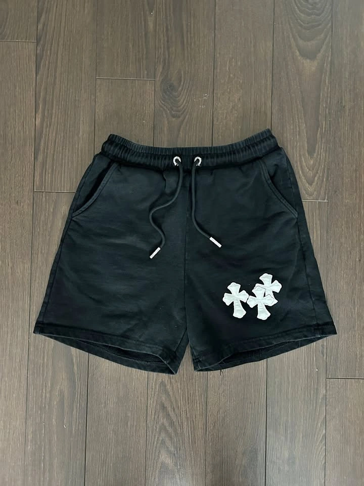 Chrome Hearts Triple Patent Leather Cross Shorts (Size S)