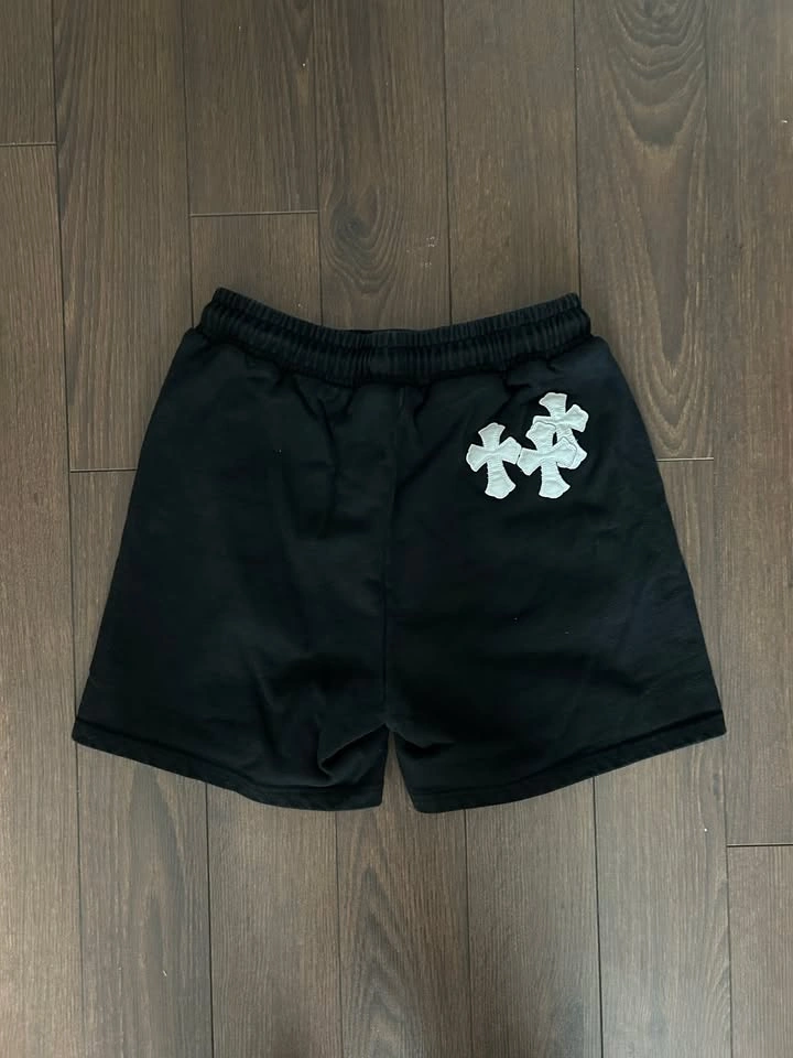 Chrome Hearts Triple Patent Leather Cross Shorts (Size S) - photo 2