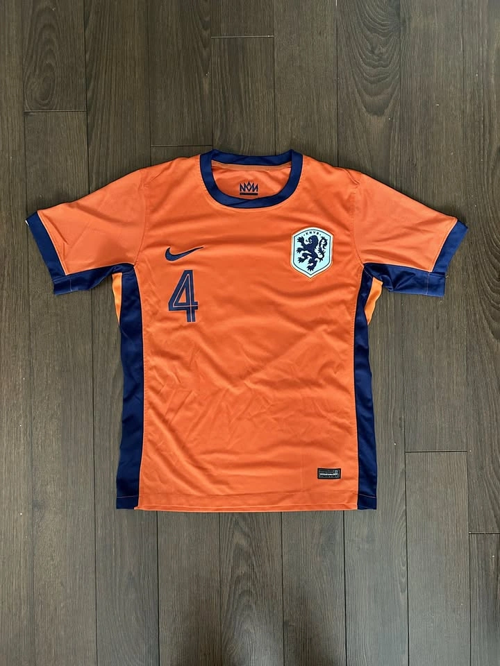 Netherlands Jersey Virgil Van Dijk #4 (Size S)
