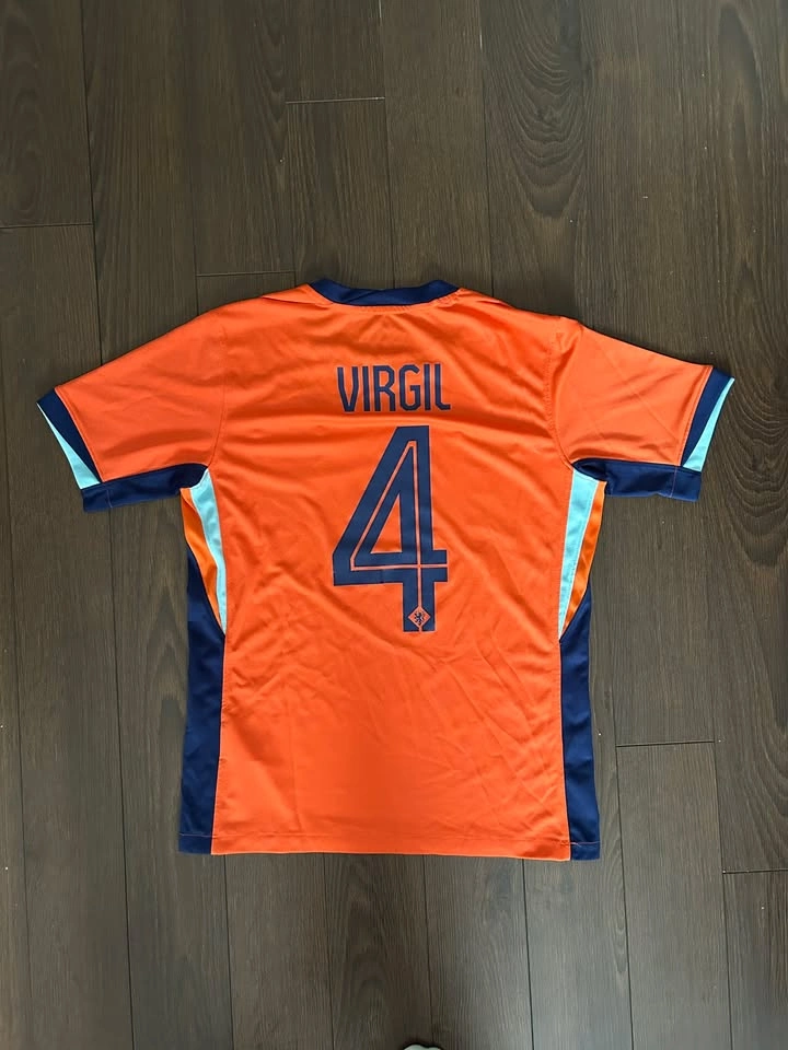 Netherlands Jersey Virgil Van Dijk #4 (Size S) - photo 2