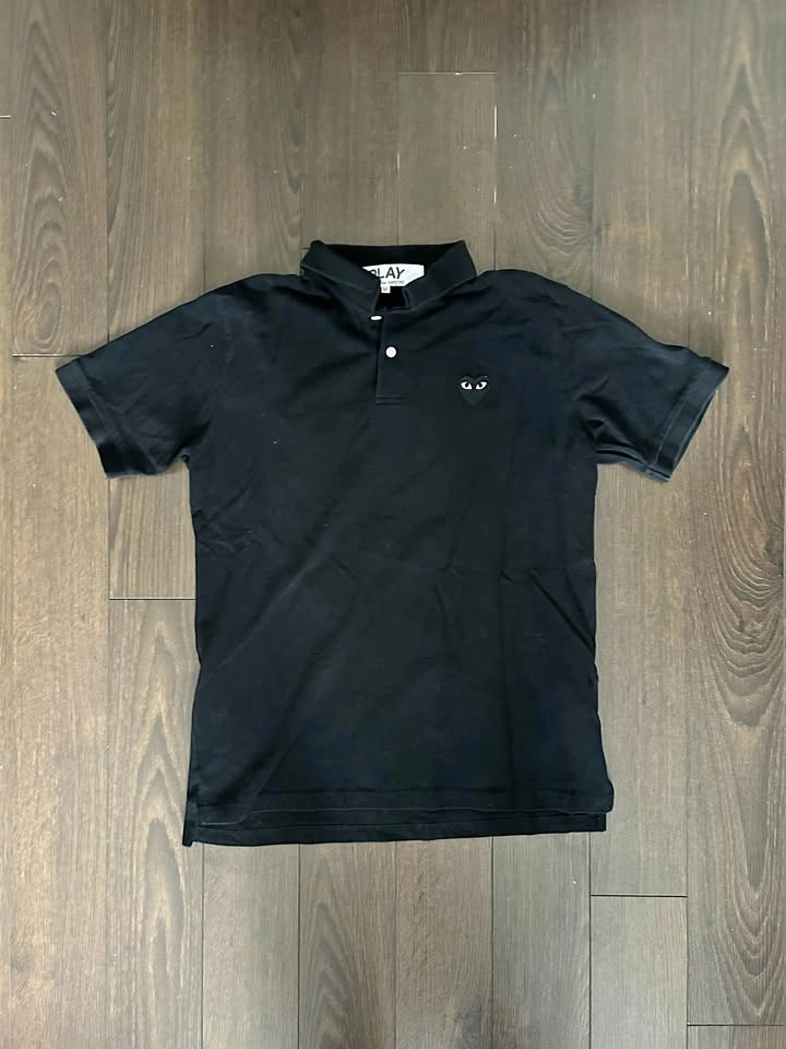 Comme des Garçons CDG PLAY Black Heart Polo (Size M)