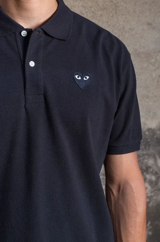 Comme des Garçons CDG PLAY Black Heart Polo (Size M) - photo 4