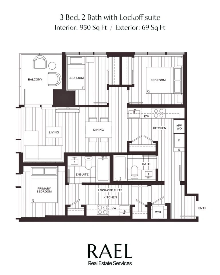Late 2028 BURQUITLAM Presale High-Rise 3 Bed Lockoff suite