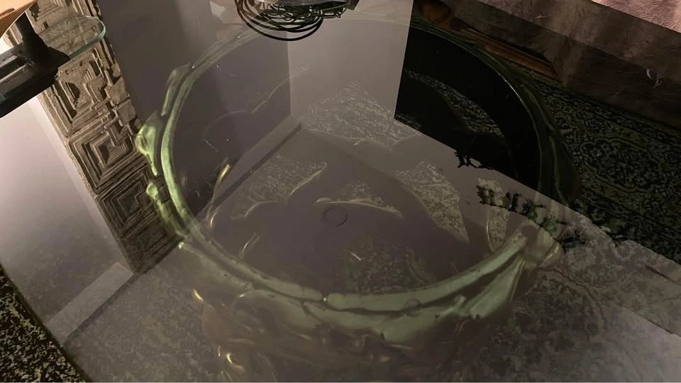 Vintage glass coffee table - photo 4