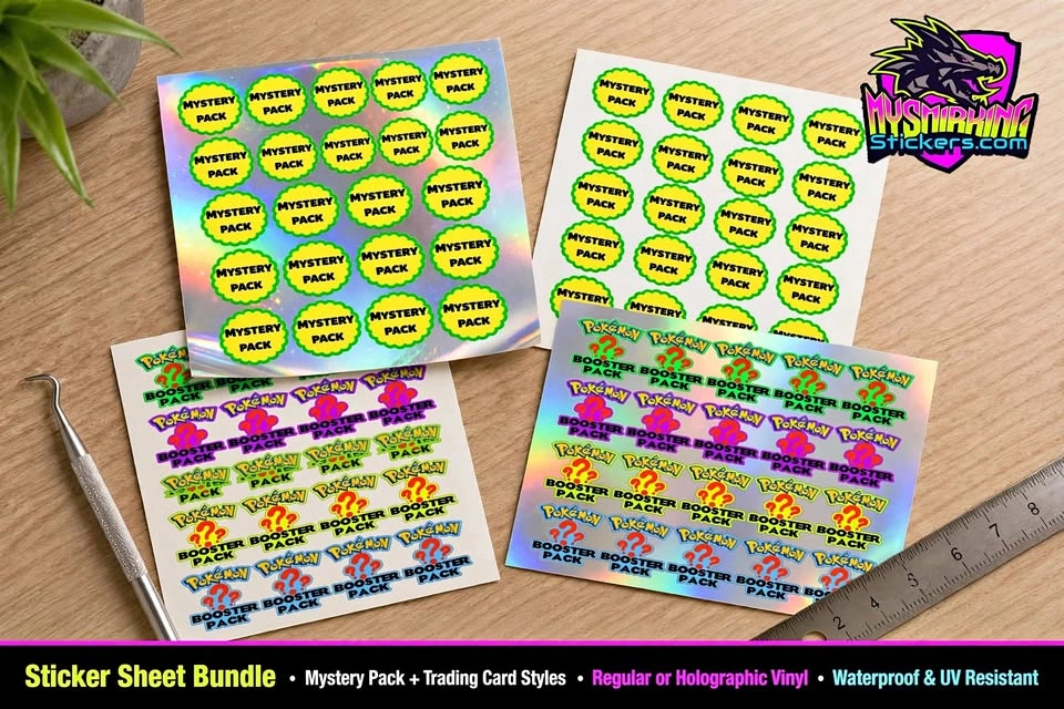 mystery pack labels