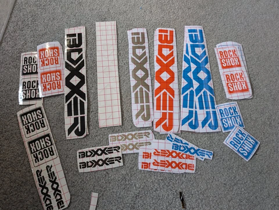 Vinyl boxer decal +transfer tape - photo 2