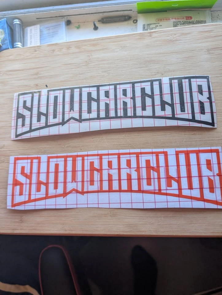 24" 48" Slow car club banner - photo 3