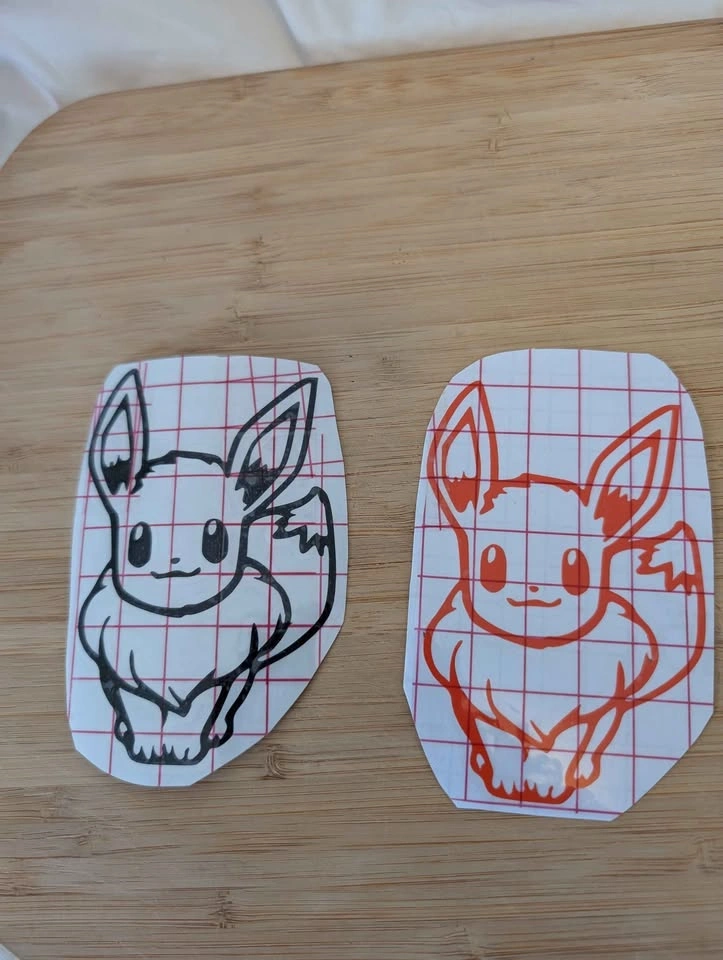 4" 8" or 12" EEvee Pokemon vinyl decal - photo 2