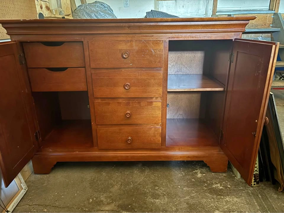 Solid wood dresser/ cabinet