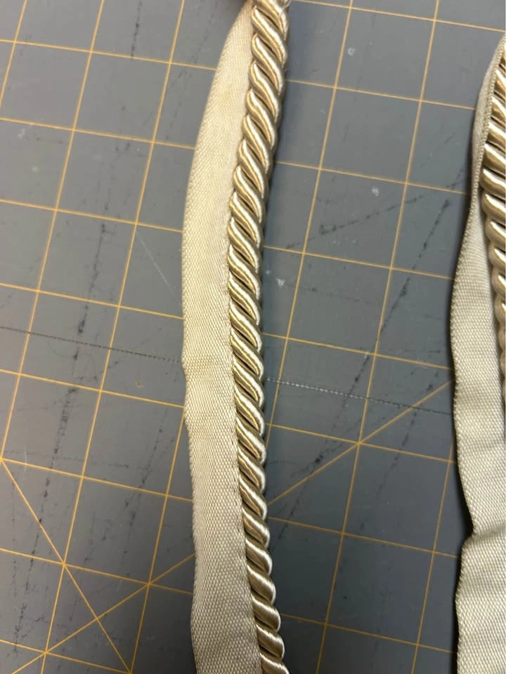 126” Gold Braided Cord and Tassel Cords for Sewing Projects - photo 3