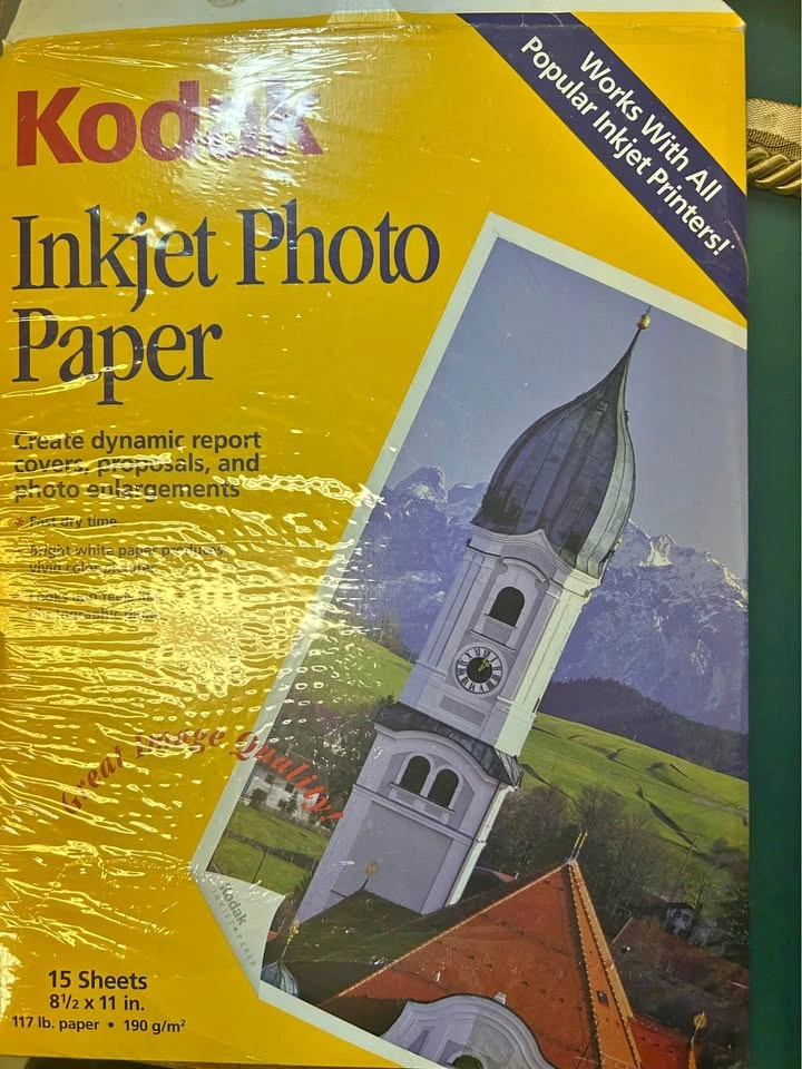Inkjet photo paper