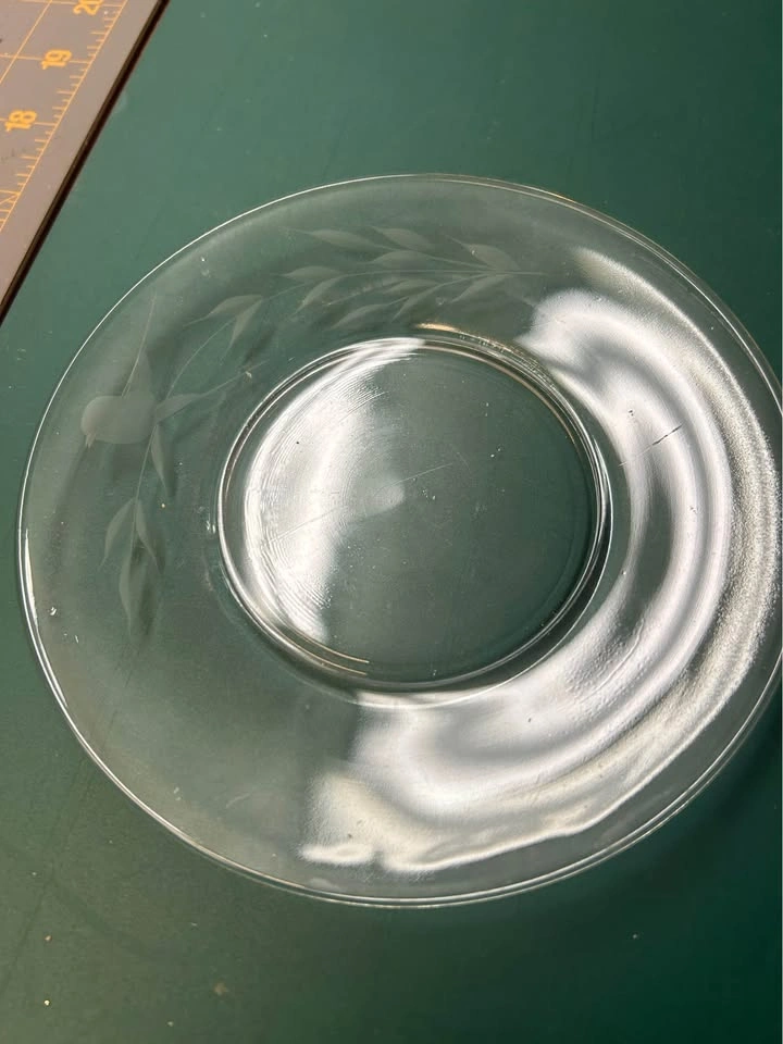 Various Vintage decorative glass plates bowls - photo 4