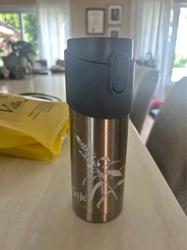 Saje Natural Wellness Stainless Steel Travel Mug