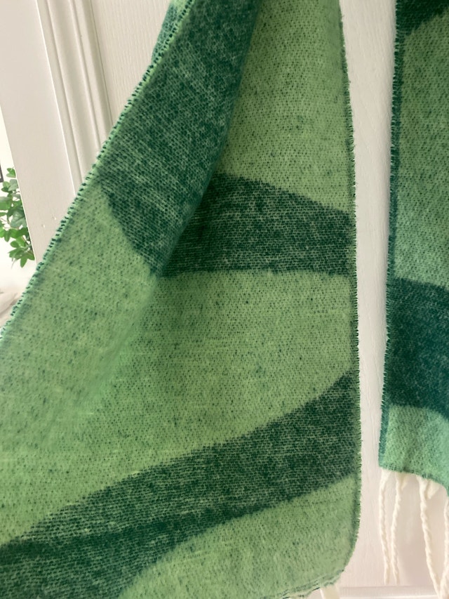 Green Striped Scarf - photo 3