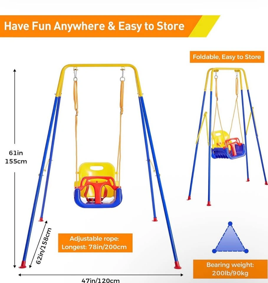FUNLIO 3-in-1 Kid Swing Set - photo 2