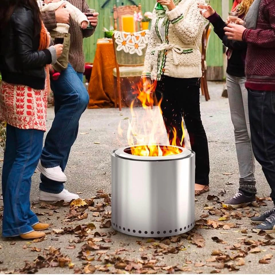onlyfire Stainless Steel Smokeless Fire Pit 15 inch - photo 2