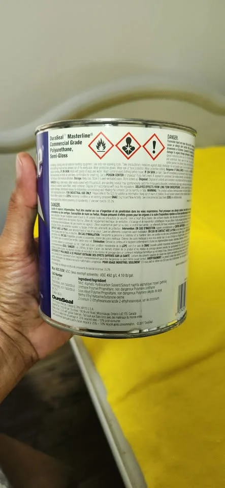 Masterline Polyurethane SEMIGLOSS (Not water based) image indicator(2)