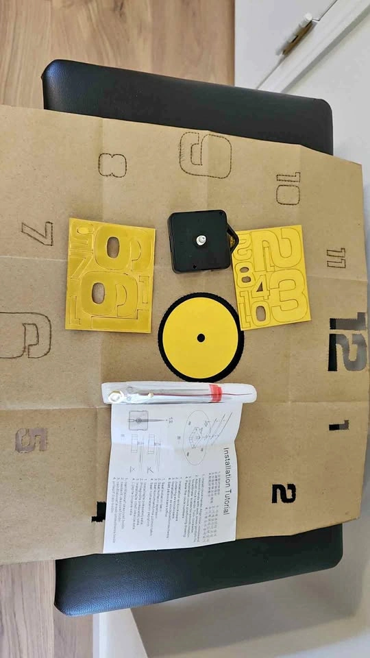 DIY Frameless Wall Clock Kit - photo 3