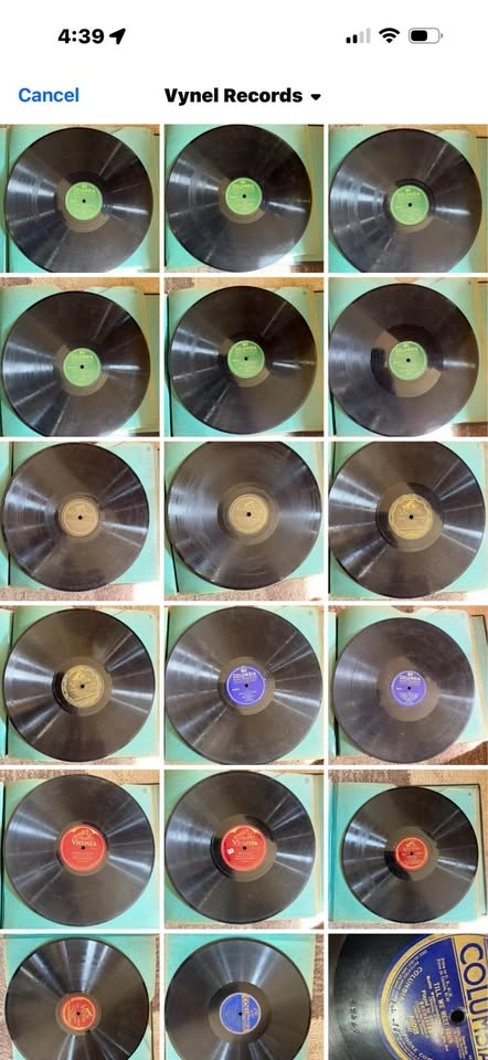 38 vintage 33 & 78 RPM vinyl records - photo 2