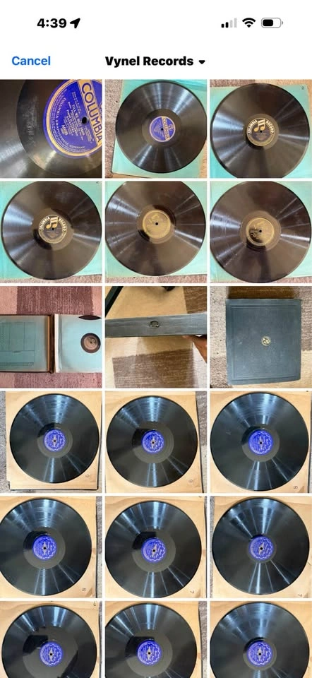 38 vintage 33 & 78 RPM vinyl records - photo 3