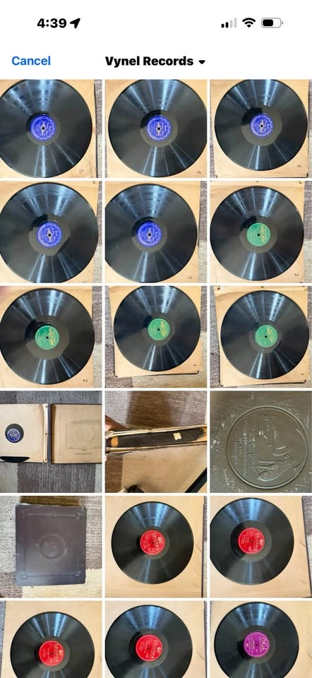 38 vintage 33 & 78 RPM vinyl records - photo 4