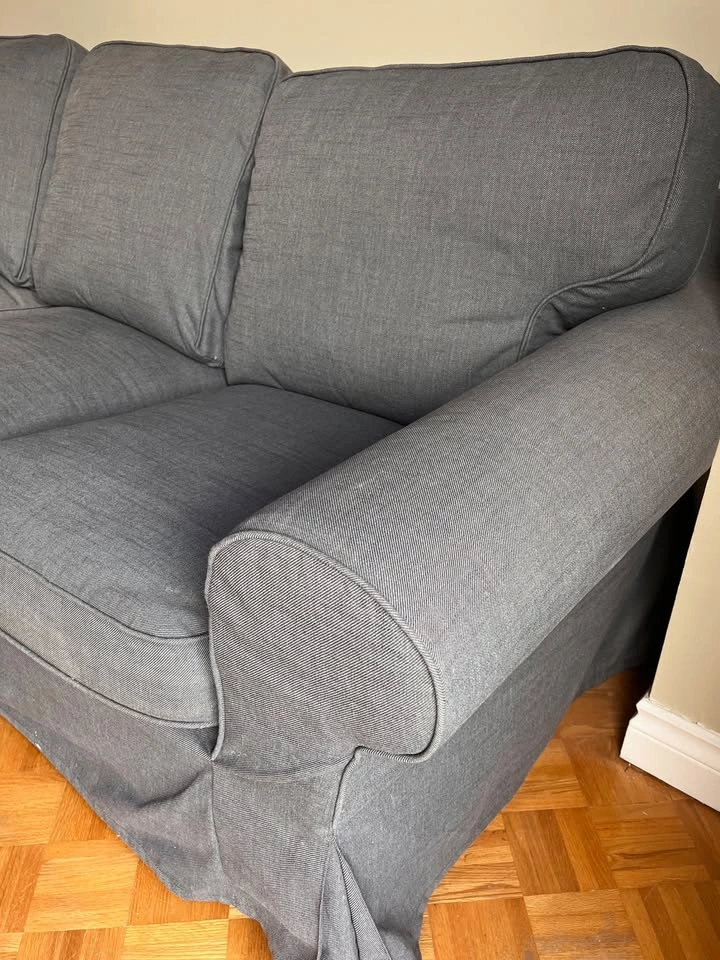 IKEA UPPLAND Sofa AND Ottoman/Footstool with Storage - photo 3
