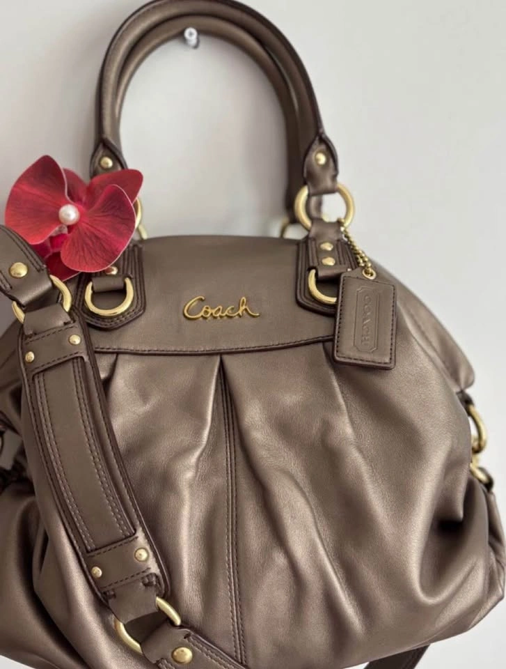 BNWOT Coach Ashley Leather Satchel 🤎 - photo 2