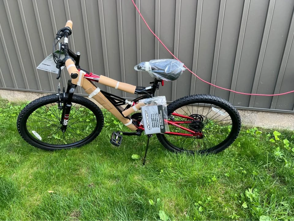 Hyper Bicycles 24” Shocker Mountain Bike, Youth, Red - photo 2