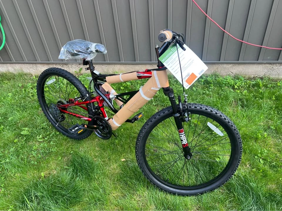 Hyper Bicycles 24” Shocker Mountain Bike, Youth, Red - photo 3