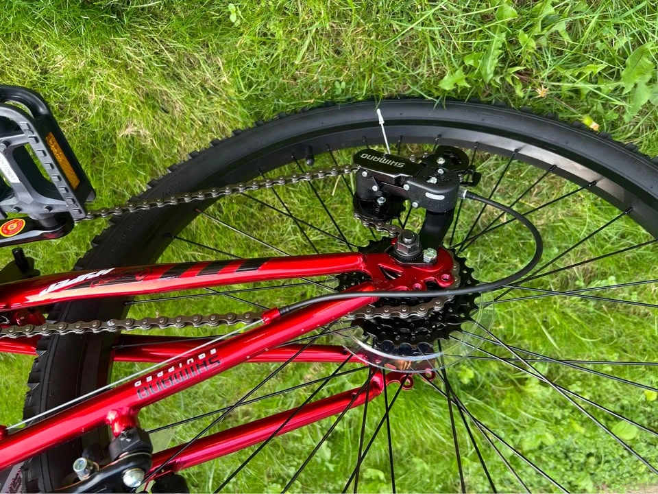 Hyper Bicycles 24” Shocker Mountain Bike, Youth, Red - photo 5
