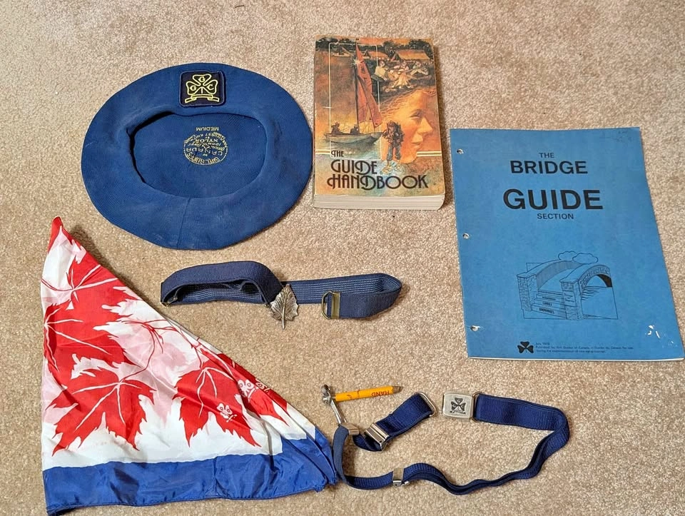 Vintage Girl Guides of Canada Uniform Accessories and Handbooks