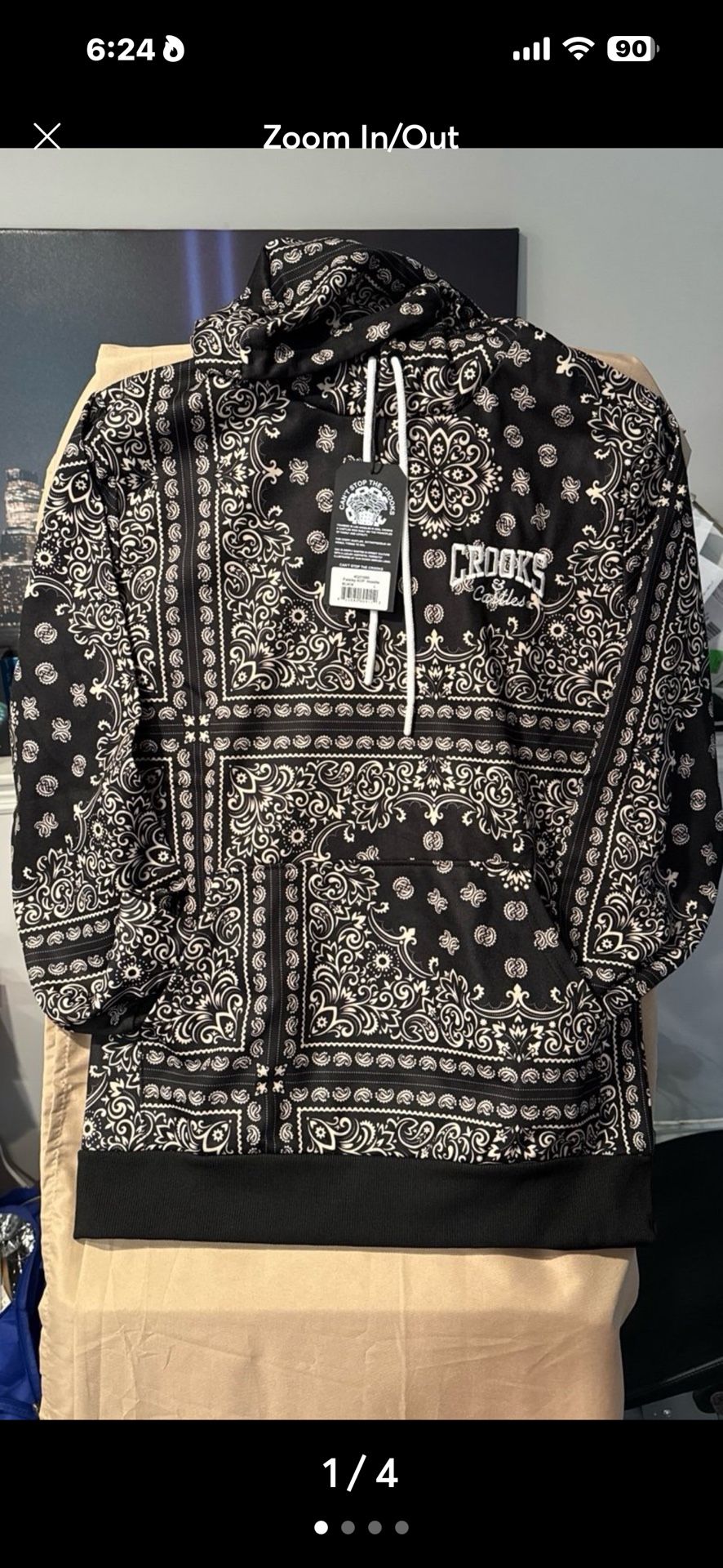 Crooks In Castle, Paisley Hoodie