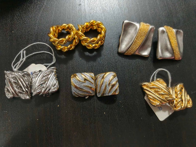 Vintage Fashion Earring Collection
