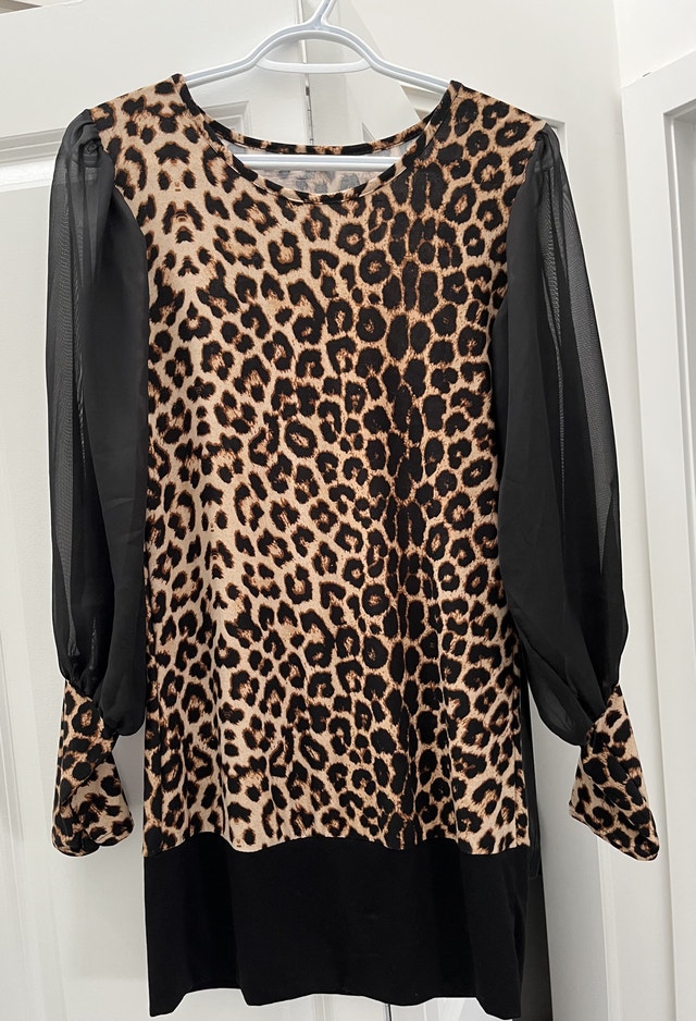 Leopard Print Blouse/Dress