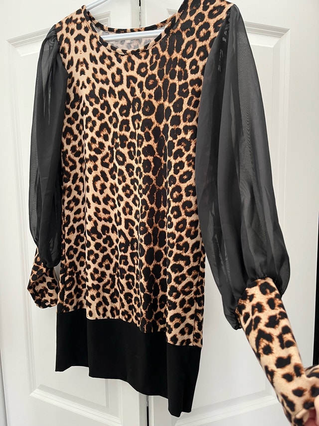 Leopard Print Blouse/Dress - photo 2