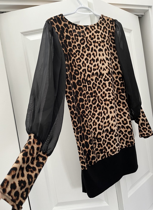 Leopard Print Blouse/Dress - photo 3
